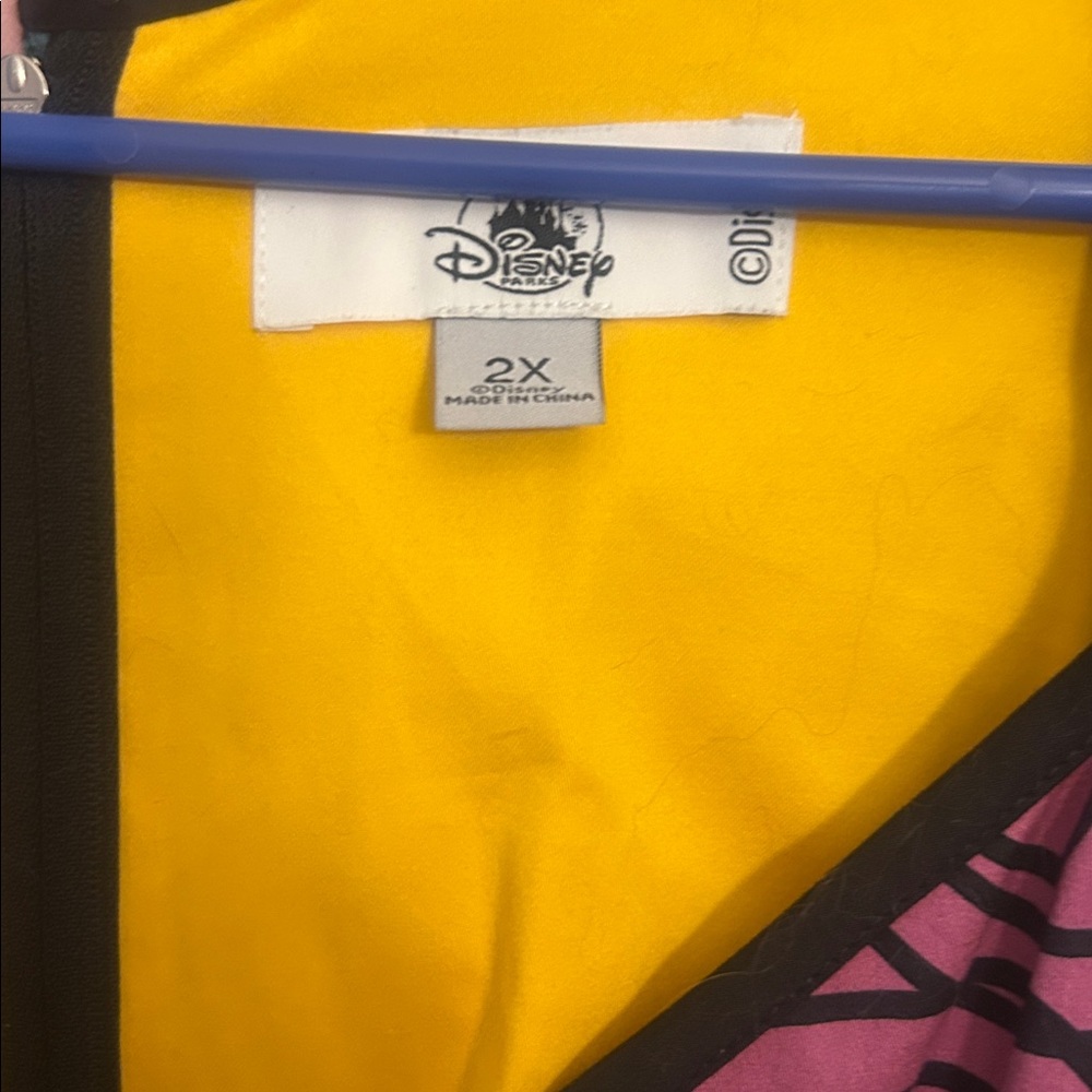 Disney Yellow, Purple & Teal Patchwork sally nightmare before Christmas Dress - Picture 2 of 3
